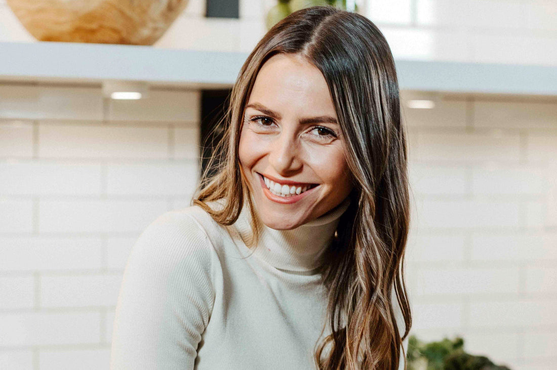 A picture of a woman smiling.