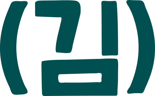 Korean character (hangul) for seaweed