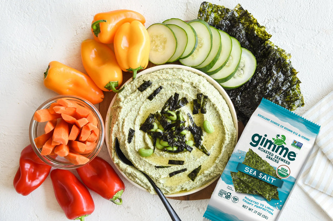 Seaweed Edamame Hummus