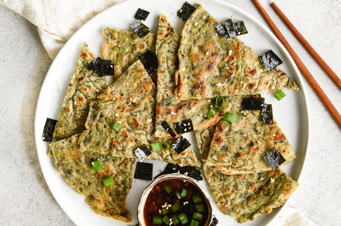 Easy Seaweed Scallion Pancakes