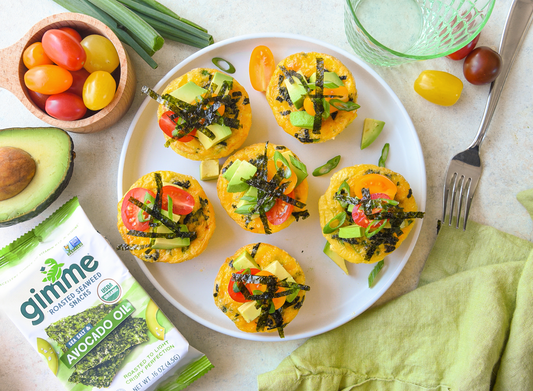 Healthy Egg Bites with Seaweed