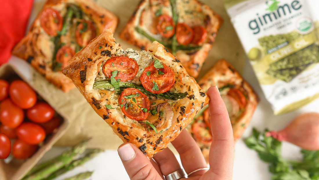 Winter Veggie Tarts with Seaweed