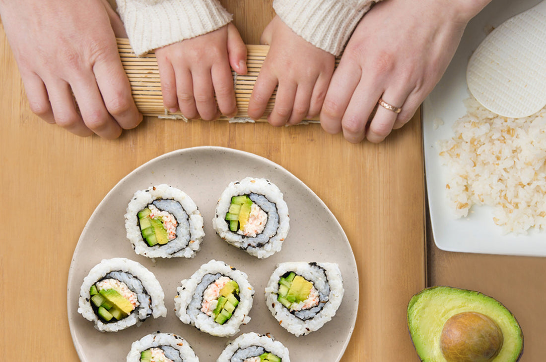 HOW TO MAKE SUSHI WITH KIDS