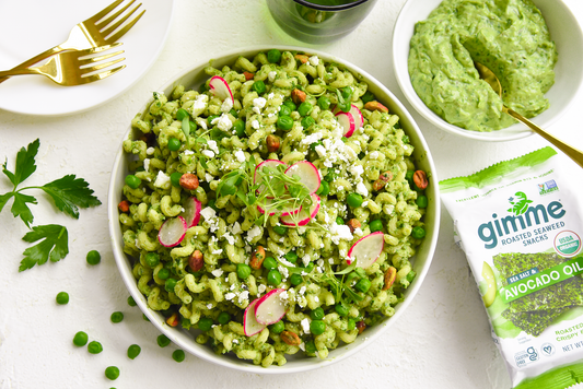 Seaweed Green Goddess Pasta Salad