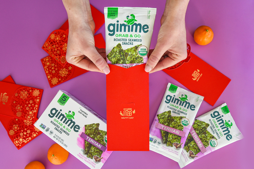 Gimme seaweed snacks and red envelopes.