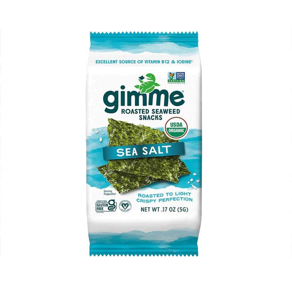 Grab & Go Sea Salt Seaweed Snacks - .14oz (5 Pack)