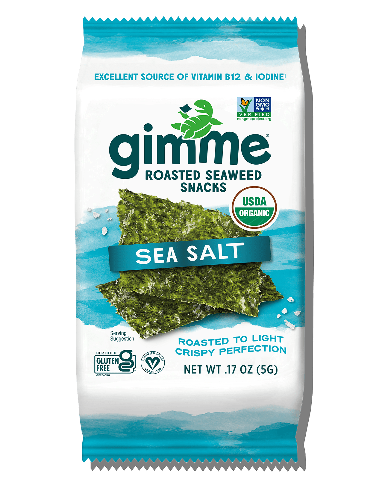 gimMe Snacks Snack Sea Salt - .17oz (4 Pack)